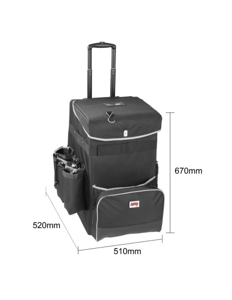 Chariot de nettoyage mobile Jantex - noir