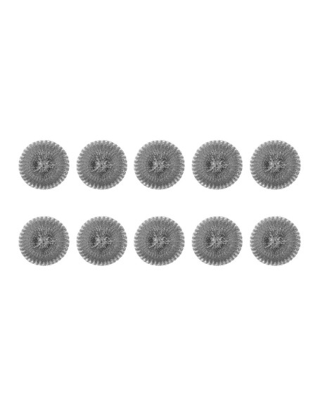 Tampons à récurer en acier galvanisé Jantex - lot de 10