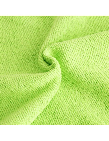 Chiffons microfibre Jantex verts - lot de 5