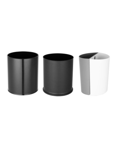 Poubelle d'hôtel Bolero 2 compartiments 8L - Durable et compacte