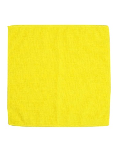 Chiffons microfibre Jantex jaunes 400x400 mm - lot de 5