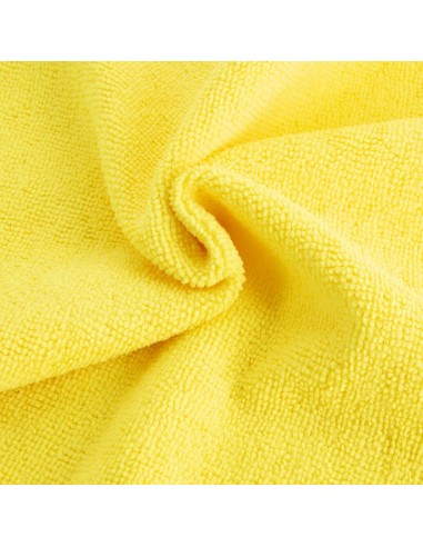 Chiffons microfibre Jantex jaunes 400x400 mm - lot de 5