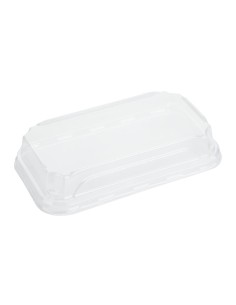 Couvercles PET pour barquettes sushi No.1 - 300 pcs | Fiesta