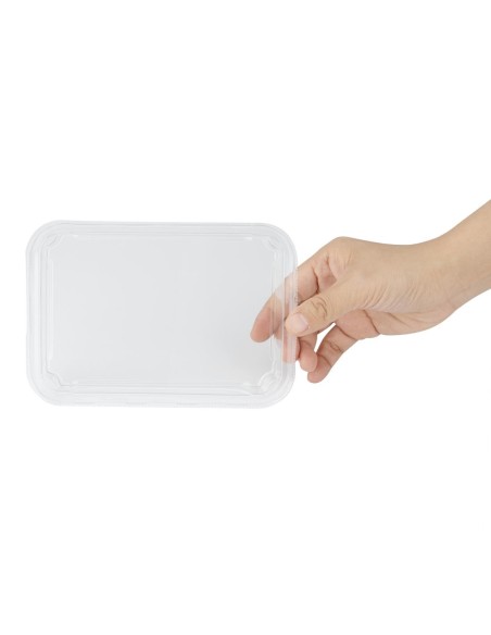 Couvercles PET pour barquettes sushi No 3 - Fiesta Recyclable 300 pcs