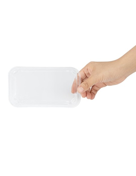 Couvercles PET pour barquettes sushi No.1 - 300 pcs | Fiesta
