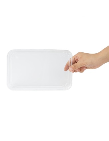 Couvercles PET pour barquettes sushi n°7 - Lot de 300