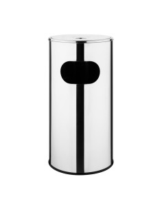 Cendrier poubelle Bolero 30L - inox noir