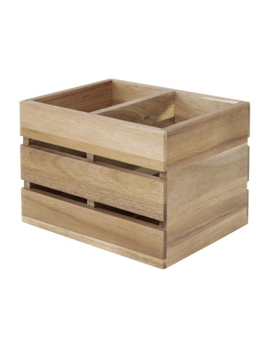 Organisateur de table en bois d'acacia Olympia 210x160x150mm