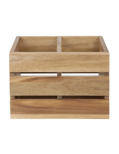 Organisateur de table en bois d'acacia Olympia 210x160x150mm
