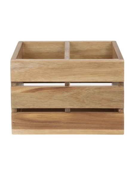 Organisateur de table en bois d'acacia Olympia 210x160x150mm