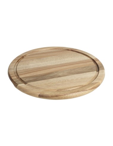 Planche ronde en bois d'acacia 280 mm - Olympia