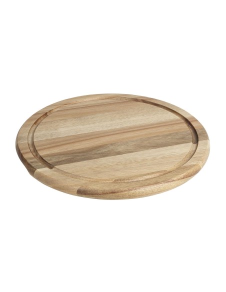 Planche ronde en bois d'acacia 280 mm - Olympia
