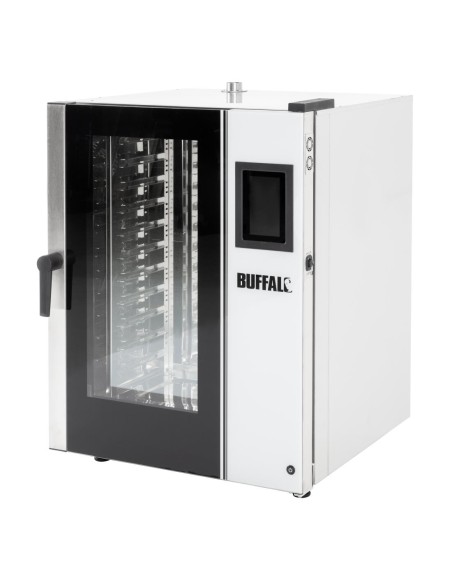 Four mixte Buffalo 11 x GN 1/1 - 18,5kW, écran tactile