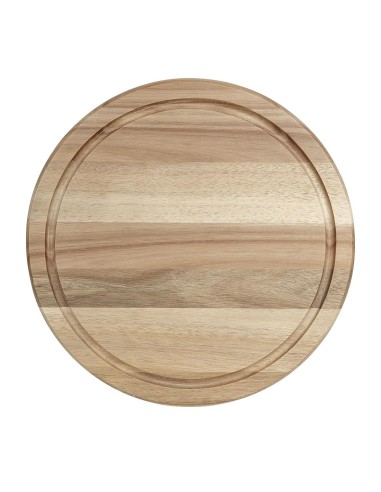 Planche ronde en bois d'acacia 280 mm - Olympia