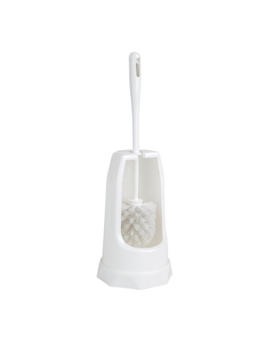 Brosse ronde Jantex blanc avec support - 370 mm