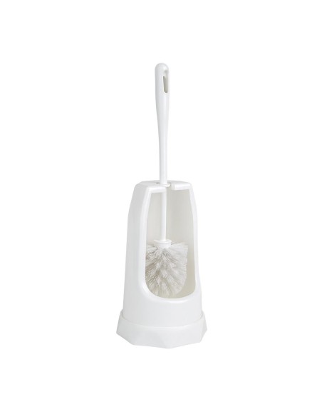 Brosse ronde Jantex blanc avec support - 370 mm