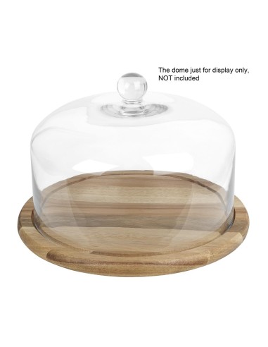 Planche ronde en bois d'acacia 280 mm - Olympia