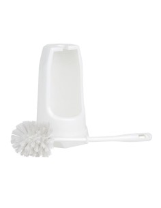 Brosse ronde Jantex blanc avec support - 370 mm 2