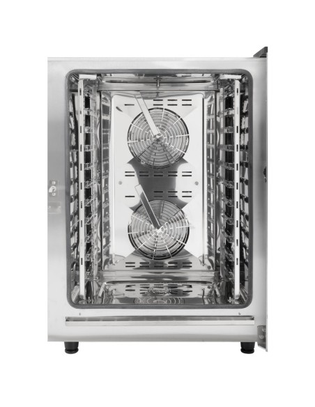 Four mixte Buffalo 11 x GN 1/1 - 18,5kW, écran tactile