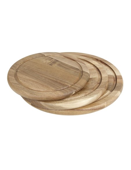 Planche ronde en bois d'acacia 280 mm - Olympia