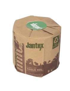 Rouleaux papier toilette Jantex Green 100% recyclé - Lot de 36