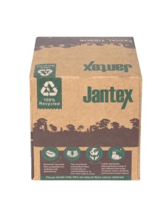 Cube de mouchoirs Jantex Green 100% recyclé - lot de 36 2