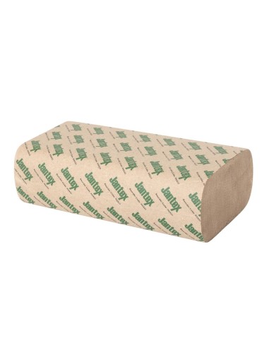 Essuie-mains plié en Z Jantex Green 100% recyclé - 2250 feuilles