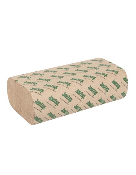 Essuie-mains plié en Z Jantex Green 100% recyclé - 2250 feuilles