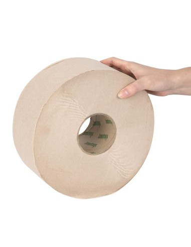 Rouleaux Jumbo Jantex Green 100% recyclé 2 plis - Lot de 6