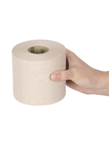 Rouleaux papier toilette Jantex Green 100% recyclé - Lot de 36