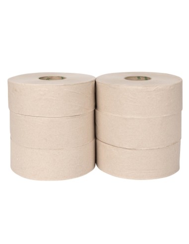Rouleaux Jumbo Jantex Green 100% recyclé 2 plis - Lot de 6