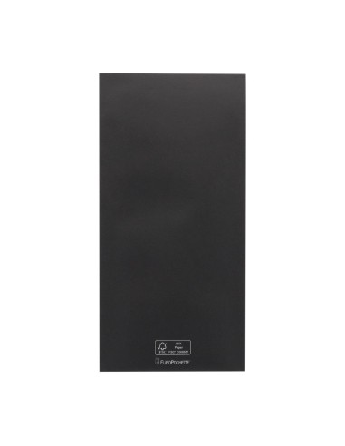 Pochettes à couverts Europochette taille royale noire - lot de 250