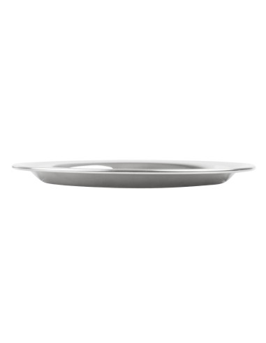 Plateau à addition rond inox Olympia 150mm - élégant et pratique