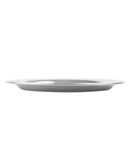 Plateau à addition rond inox Olympia 150mm - élégant et pratique