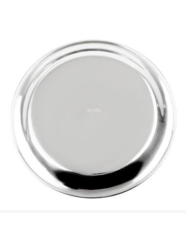 Plateau à addition rond inox Olympia 150mm - élégant et pratique
