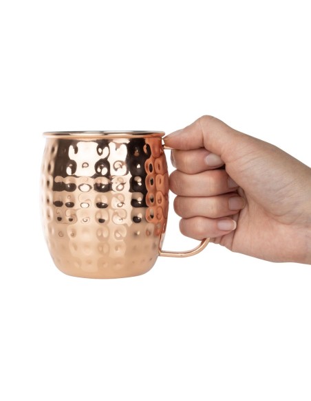 Mug inox martelé 440 ml cuivre - Olympia Barware