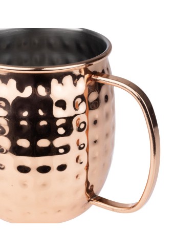 Mug inox martelé 440 ml cuivre - Olympia Barware