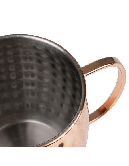 Mug inox martelé 440 ml cuivre - Olympia Barware