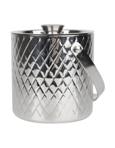 Seau à glace double paroi Olympia Geo 2L - inox