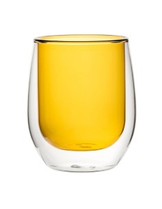 Verres à eau double paroi Utopia ambre 27 cl - lot de 6