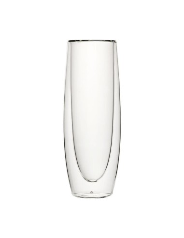 Verres à champagne sans pied double paroi Utopia 16cl - lot de 6