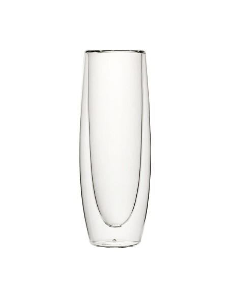 Verres à champagne sans pied double paroi Utopia 16cl - lot de 6