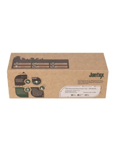 Essuie-mains Jantex Green 100% recyclé - 1 pli 100 feuilles