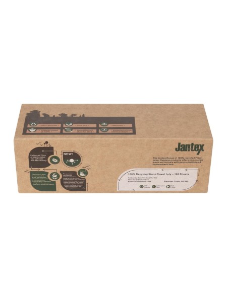 Essuie-mains Jantex Green 100% recyclé - 1 pli 100 feuilles