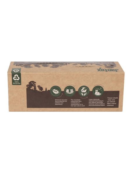 Essuie-mains Jantex Green 100% recyclé - 1 pli 100 feuilles
