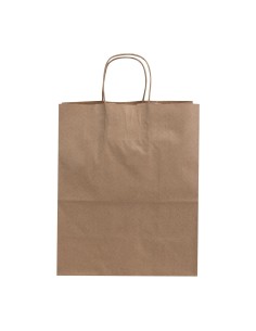 Grands sacs en papier Fiesta Recyclable marron - lot de 250 2