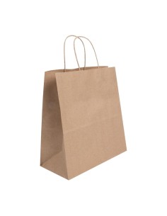 Sacs moyens en papier Fiesta Recyclable marron - lot de 250