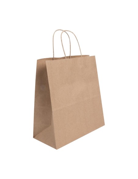 Sacs moyens en papier Fiesta Recyclable marron - lot de 250