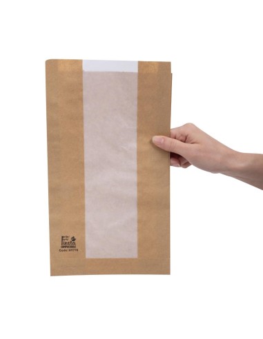 Sacs à pain Fiesta Compostable 320x180x40 mm - lot de 1000