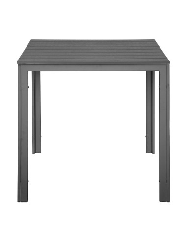 Table d'extérieur Bolero Valletta grise 780 mm - Résistante UV